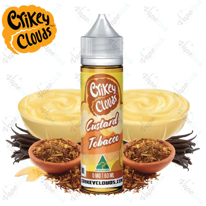 Crikey Clouds | Tobacco Range | Custard Tobacco 60ml