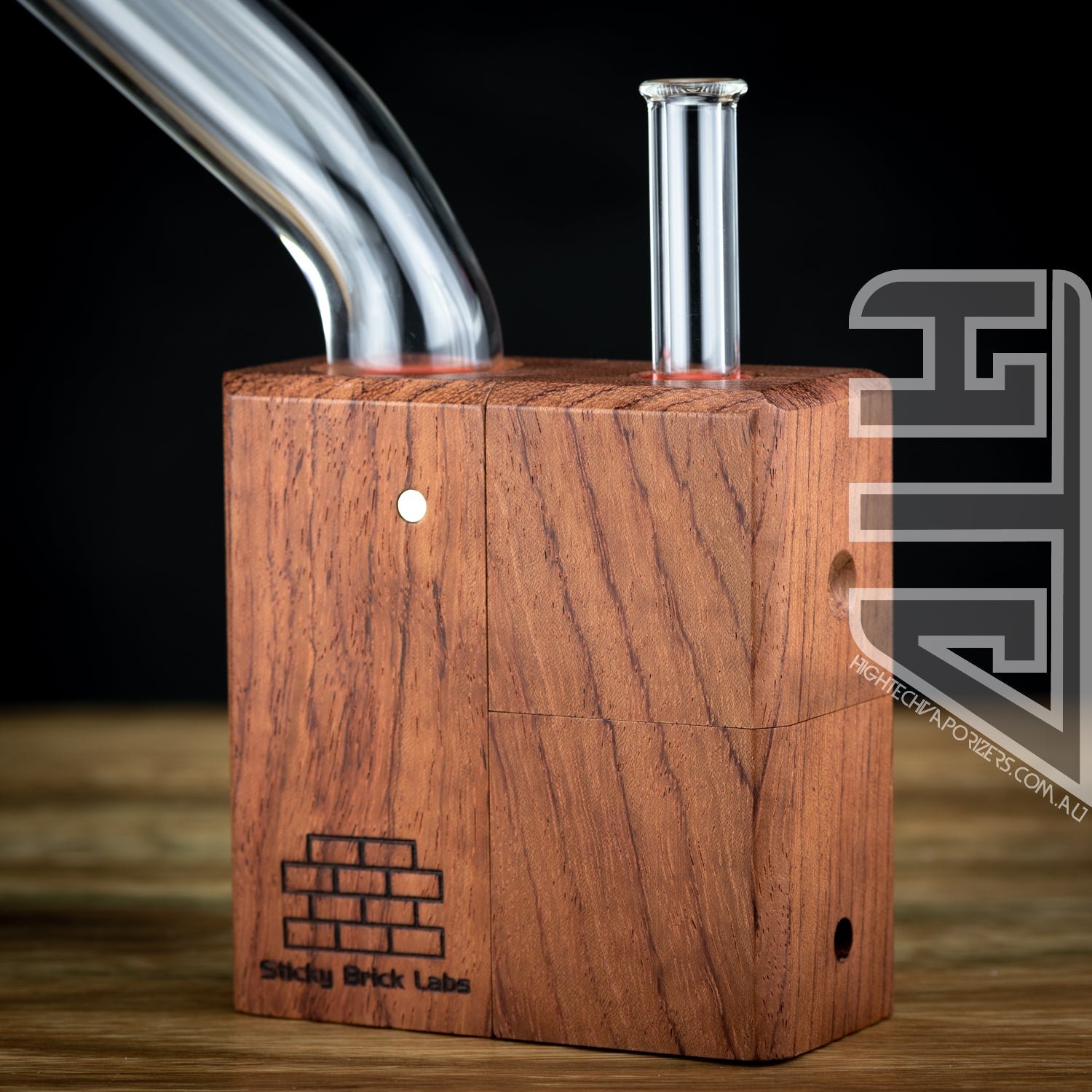 OG Brick Flame Powered Extraction Device (Bubinga) By Sticky Brick Labs