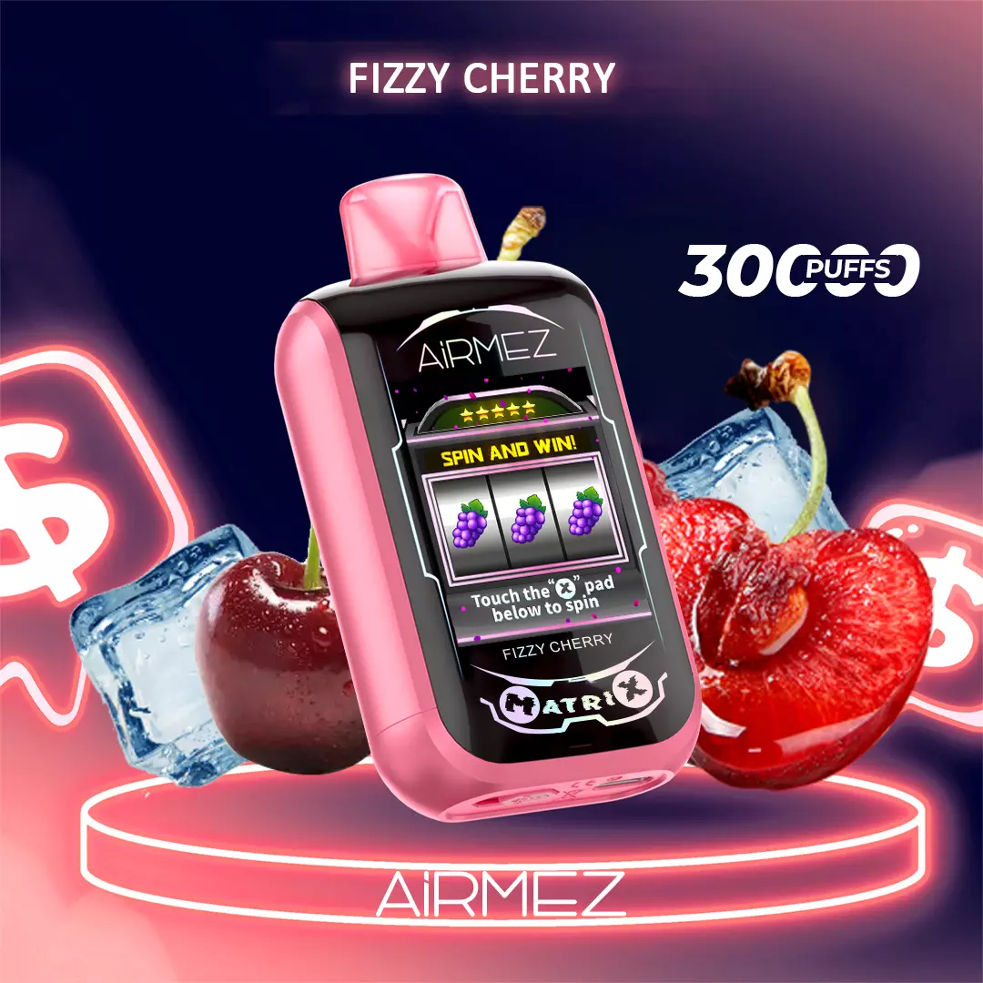 Airmez Matrix Pro 30000 Puffs – Fizzy Cherry