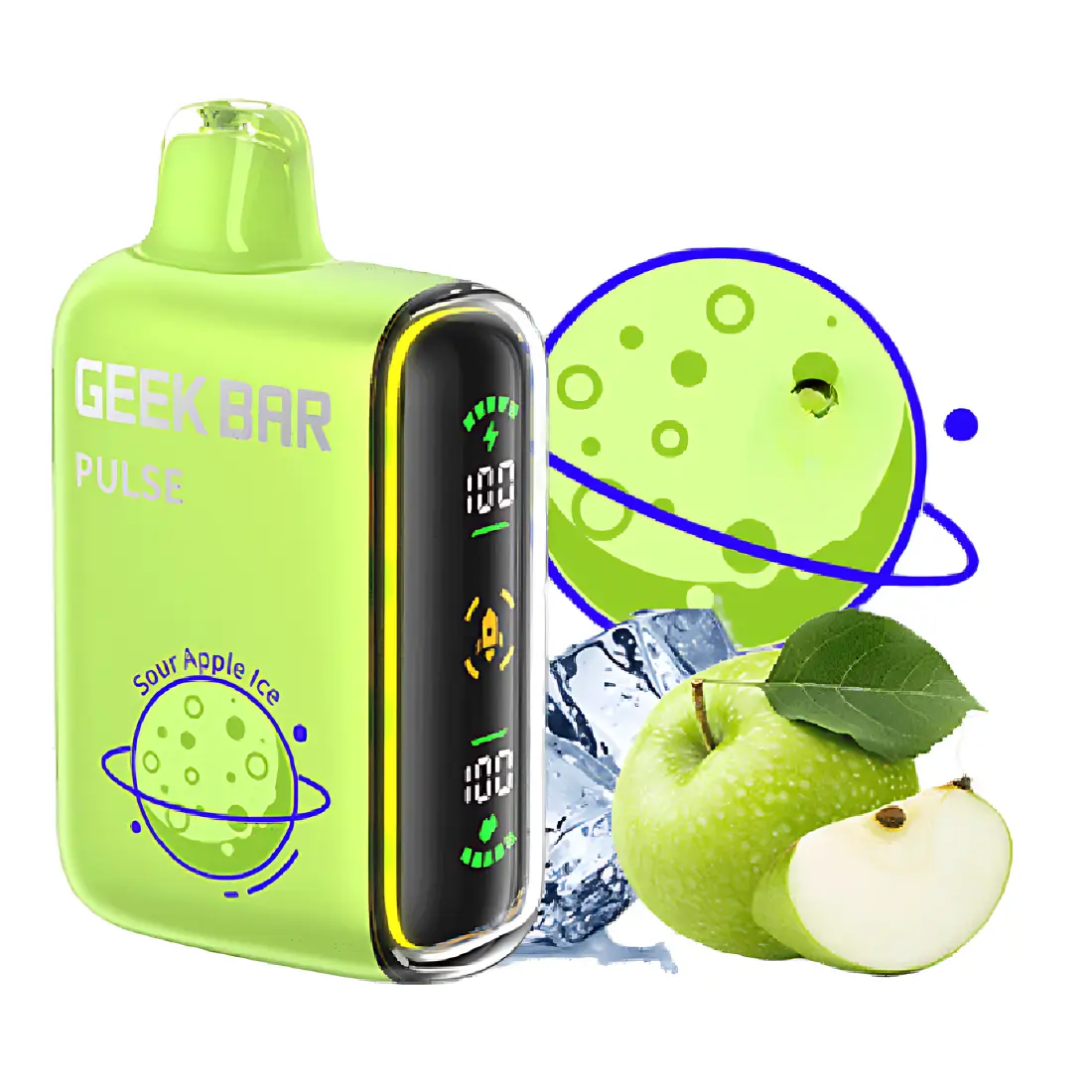 Sour Apple Ice Geek Bar Pulse Vape