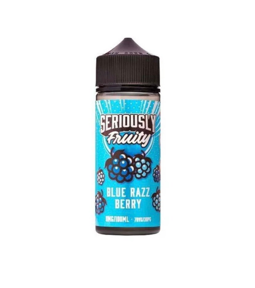 Blue Razz Berry 100ml Shortfill E-Liquid by Seriously Fruity