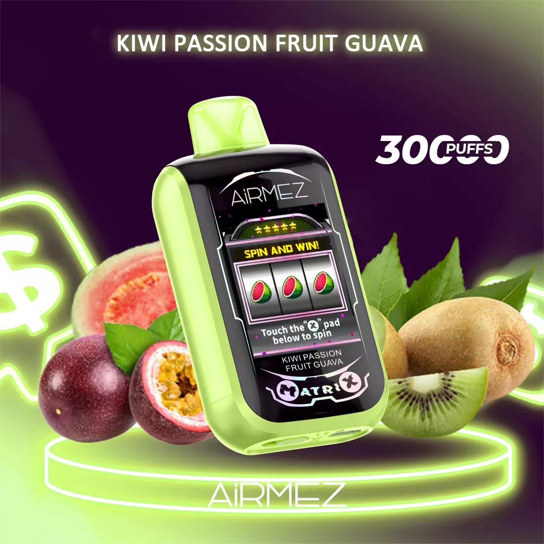 Airmez Matrix Pro 30000 Puffs – Kiwi Passionfruit Guava