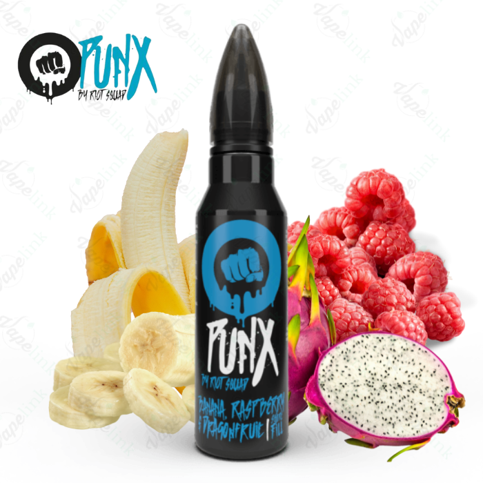 Riot Squad | PUNX | Banana Raspberry Dragon Fruit 60ml