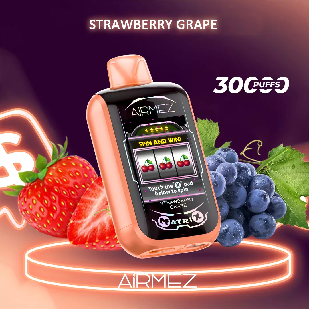 Airmez Matrix Pro 30000 Puffs – Strawberry Grape