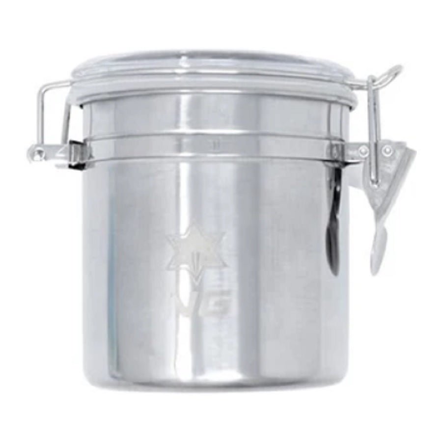 Nice Glass Stainless Metal Container